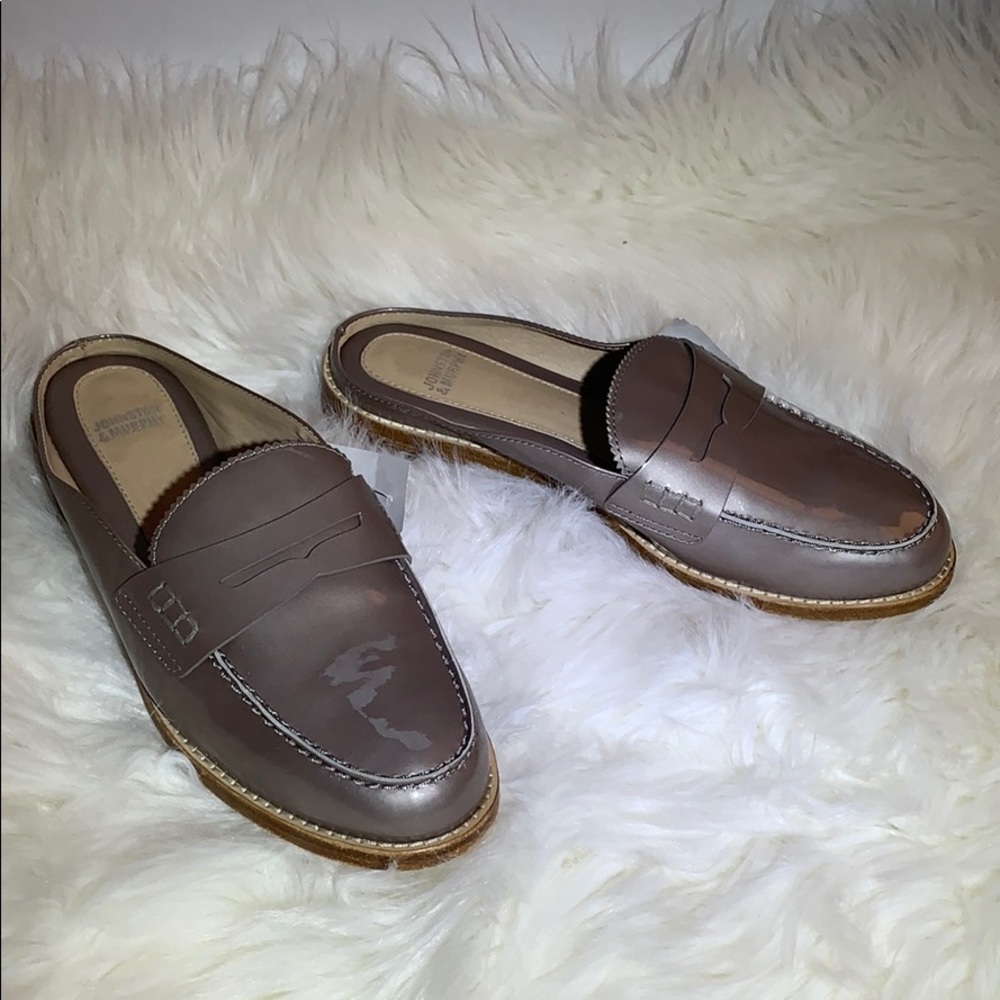 JOHNSTON & MURPHY Tan Mule Slides size 7